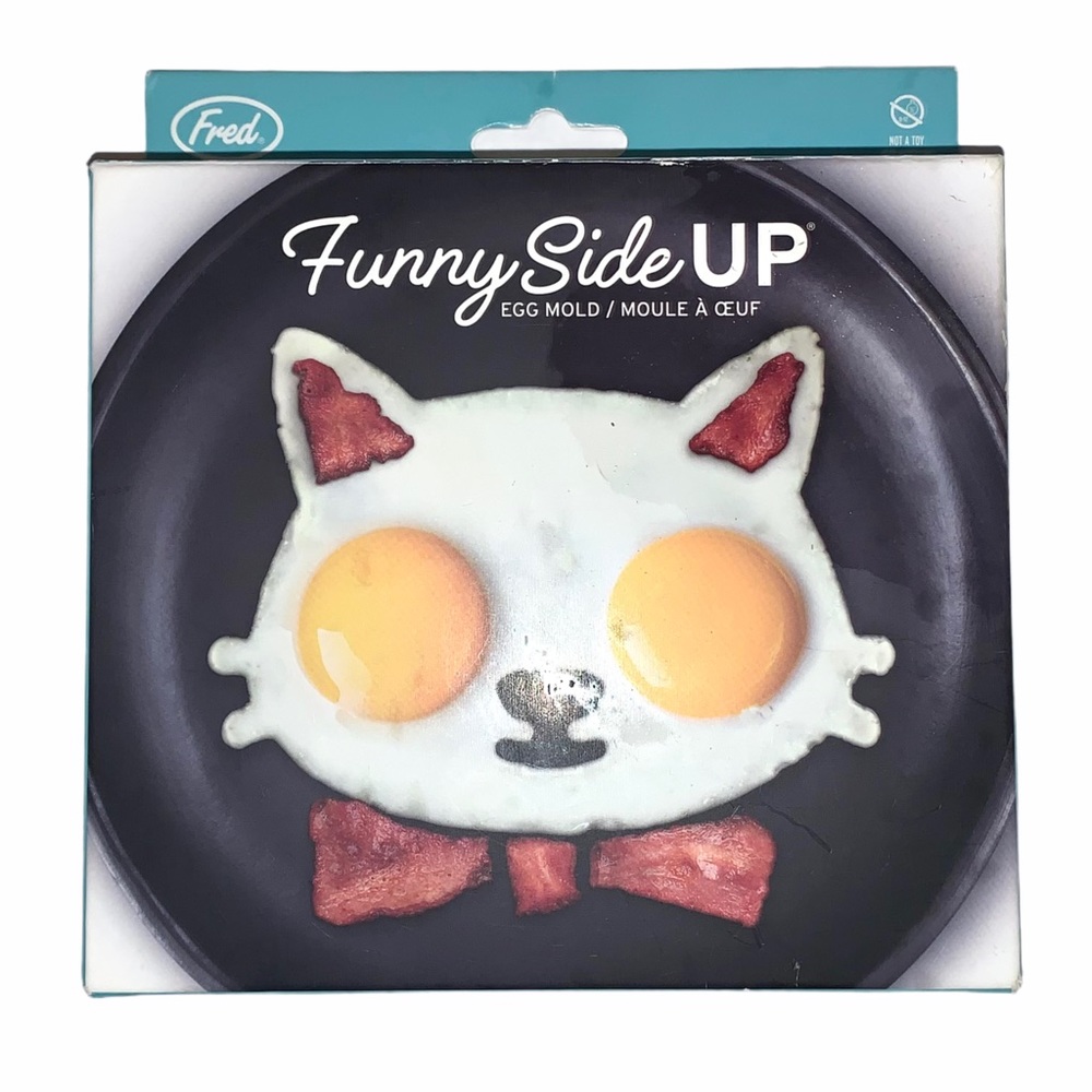Funny Side Up Kitty Cat Mold New In Box NIB